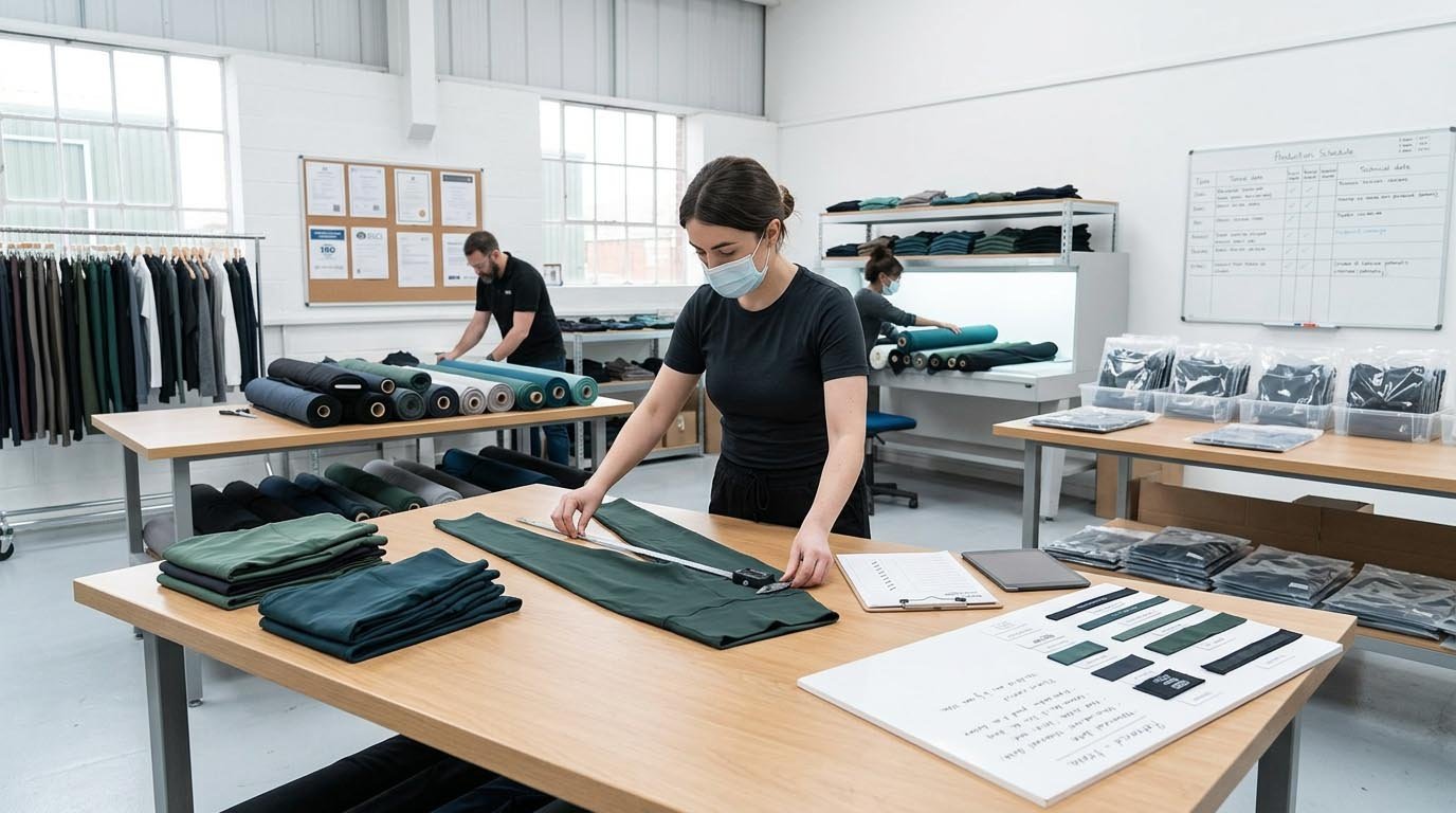 activewear factory quality control process